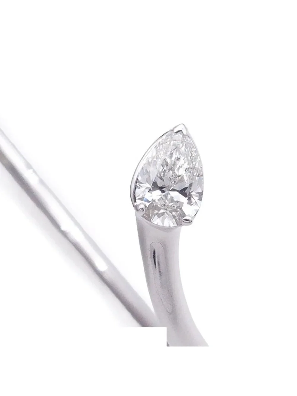 Chanel Camellia Collection Bracelet White Gold 18K Diamond S Bangle